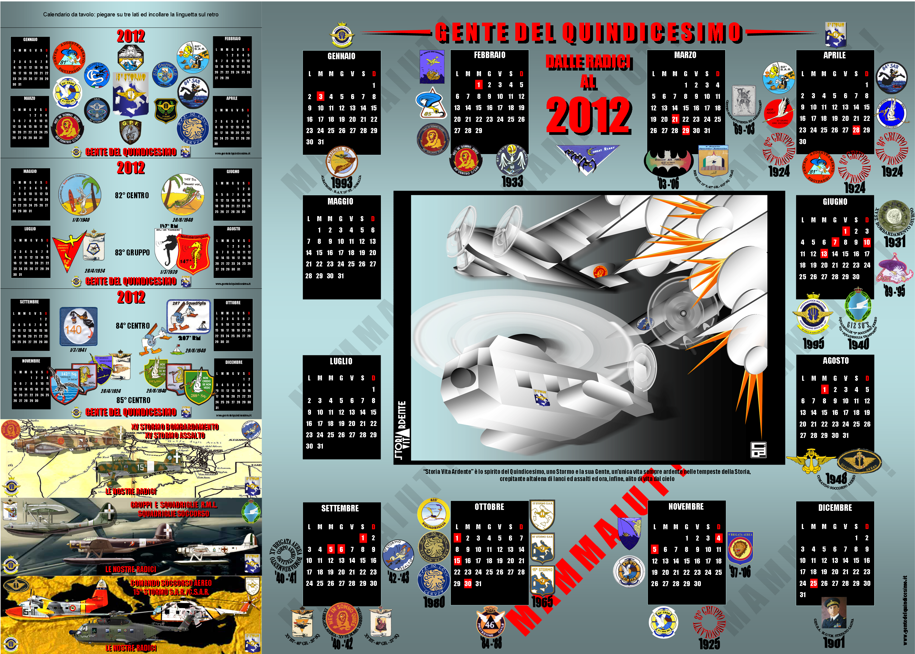Calendario AG15 2012